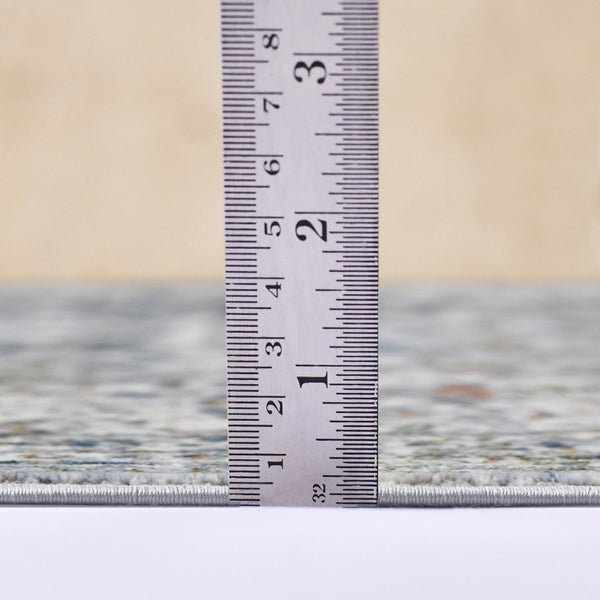 Amer Rugs Vermont Persian Bordered Power-loom Area Rug – Stylish Comfort For Living Rooms And Bedrooms Gray,Ivory Polyester Vrm30203