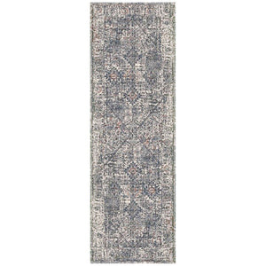 Amer Rugs Vermont Persian Bordered Power-loom Area Rug – Stylish Comfort For Living Rooms And Bedrooms Gray,Ivory Polyester Vrm32708