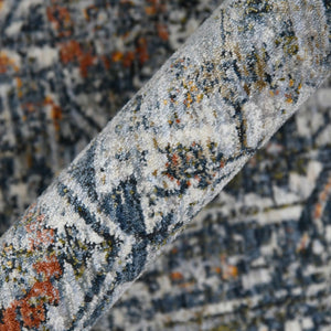 Amer Rugs Vermont Persian Bordered Power-loom Area Rug – Stylish Comfort For Living Rooms And Bedrooms Gray,Ivory Polyester Vrm30203