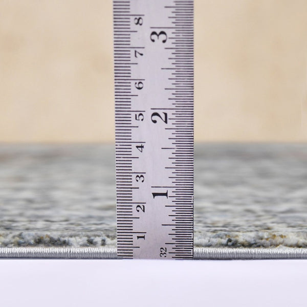 Amer Rugs Vermont Contemporary Power-loom Area Rug For Living Rooms And Bedrooms – Soft, Durable Design Gray,Orange Polyester Vrm52708