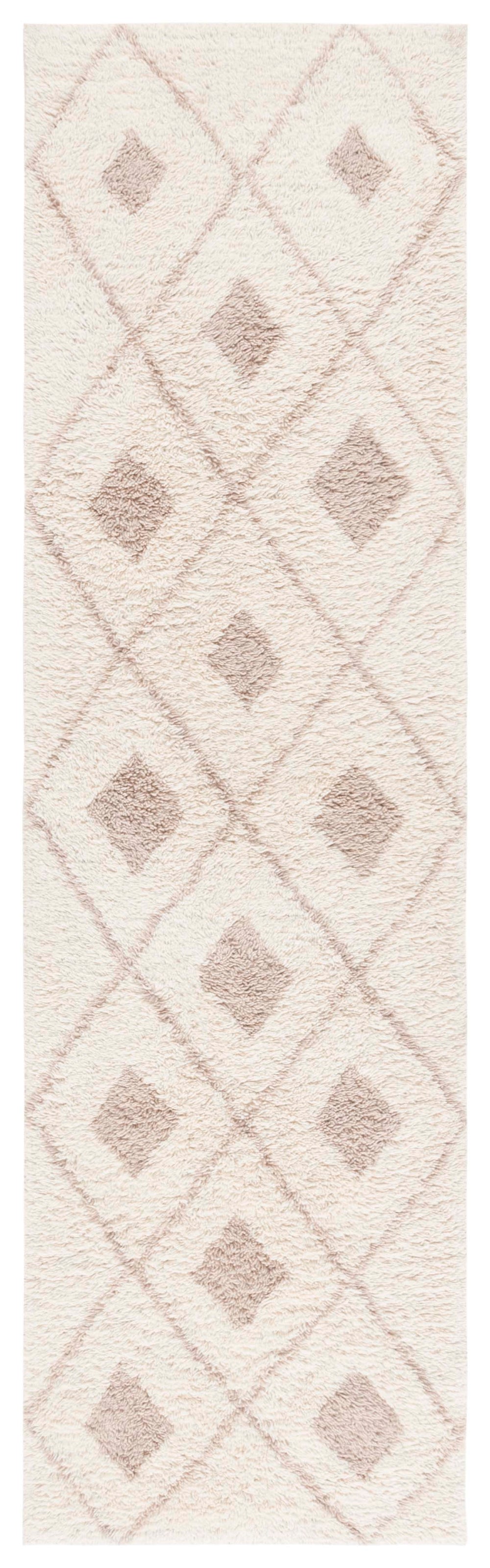 Safavieh Vermont Hand Tufted Area Rug – Luxurious Wool-cotton Blend With Modern Geometric Elegance Ivory ,Beige 80% Wool,20% Cotton Vrm556a-28