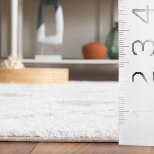 Safavieh Vermont Hand Tufted Area Rug – Luxurious Wool-cotton Blend With Modern Geometric Elegance Ivory ,Beige 80% Wool,20% Cotton Vrm556a-28