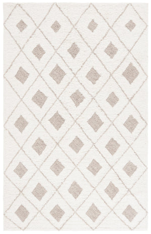Safavieh Vermont Hand Tufted Area Rug – Luxurious Wool-cotton Blend With Modern Geometric Elegance Ivory ,Beige 80% Wool,20% Cotton Vrm556a-28