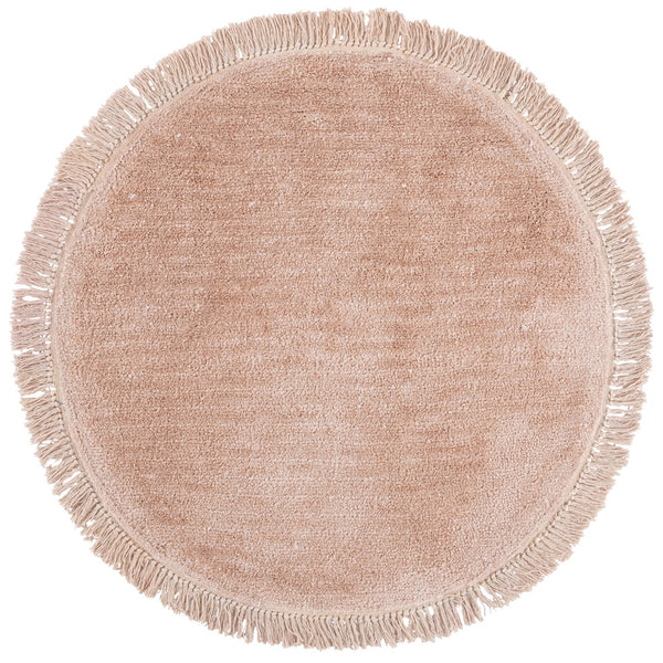 Safavieh Vermont Luxurious Round Area Rug - Modern Classic Design, Soft Cotton-poly Blend For Stylish Spaces Beige 50% Cotton,50% Polyester Vrm575b-4r