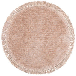 Safavieh Vermont Luxury Area Rug – Elegant Round Design In Soft Cotton & Polyester Blend For Modern Homes Beige 50% Cotton,50% Polyester Vrm575b-3r