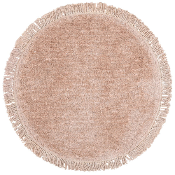 Safavieh Vermont Luxury Area Rug – Elegant Round Design In Soft Cotton & Polyester Blend For Modern Homes Beige 50% Cotton,50% Polyester Vrm575b-3r