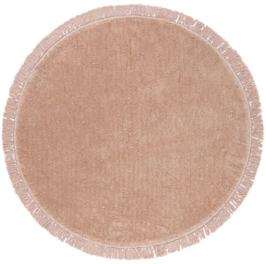 Safavieh Vermont Luxurious Round Area Rug - Modern Classic Design, Soft Cotton-poly Blend For Stylish Spaces Beige 50% Cotton,50% Polyester Vrm575b-6r
