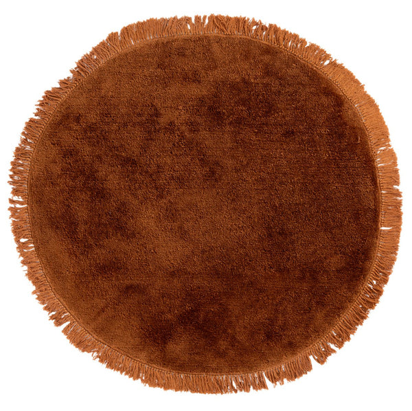 Safavieh Vermont Luxurious Round Area Rug - Modern Classic Design, Soft Cotton-poly Blend For Stylish Spaces Gold 50% Cotton,50% Polyester Vrm575d-5r