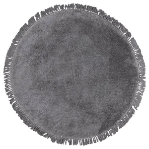 Safavieh Vermont Luxurious Round Area Rug - Modern Classic Design, Soft Cotton-poly Blend For Stylish Spaces Grey 50% Cotton,50% Polyester Vrm575f-5r