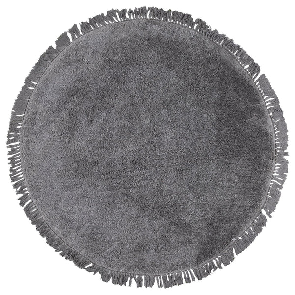 Safavieh Vermont Luxurious Round Area Rug - Modern Classic Design, Soft Cotton-poly Blend For Stylish Spaces Grey 50% Cotton,50% Polyester Vrm575f-5r