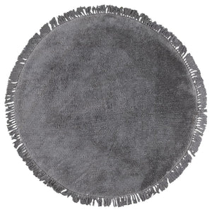 Safavieh Vermont Luxury Area Rug – Elegant Round Design In Soft Cotton & Polyester Blend For Modern Homes Grey 50% Cotton,50% Polyester Vrm575f-3r