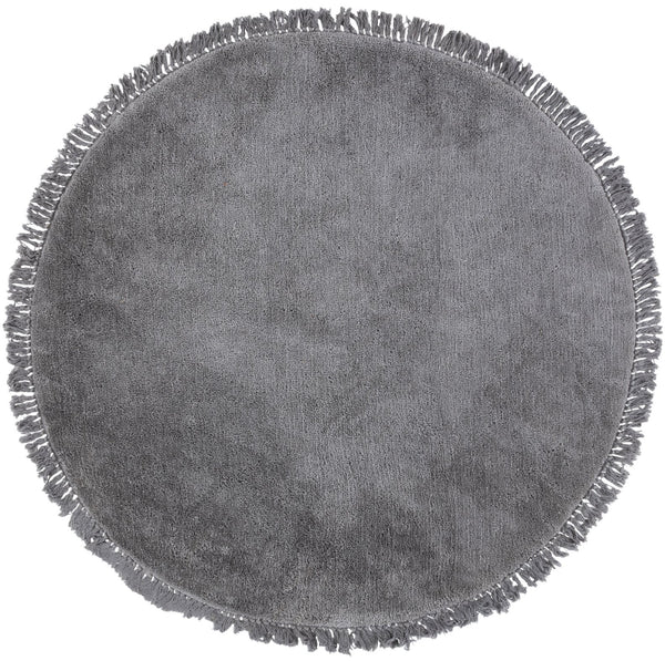 Safavieh Vermont Luxurious Round Area Rug - Modern Classic Design, Soft Cotton-poly Blend For Stylish Spaces Grey 50% Cotton,50% Polyester Vrm575f-6r