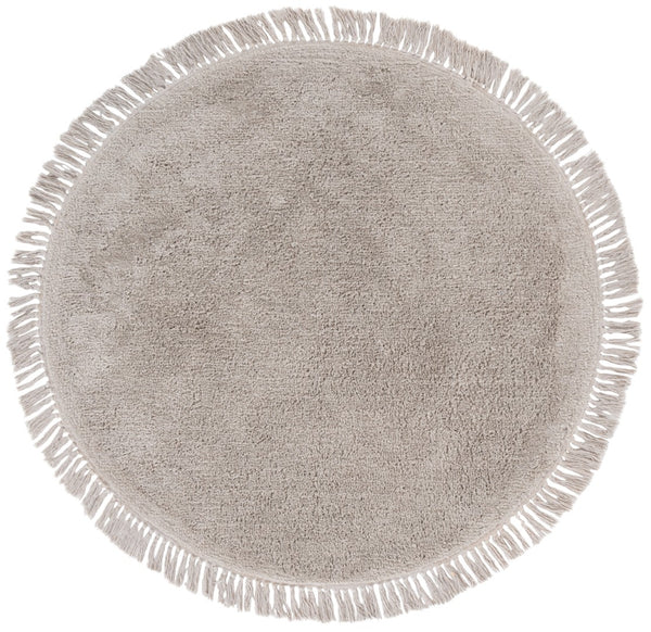 Safavieh Vermont Luxury Area Rug – Elegant Round Design In Soft Cotton & Polyester Blend For Modern Homes Beige ,Grey 50% Cotton,50% Polyester Vrm575g-3r
