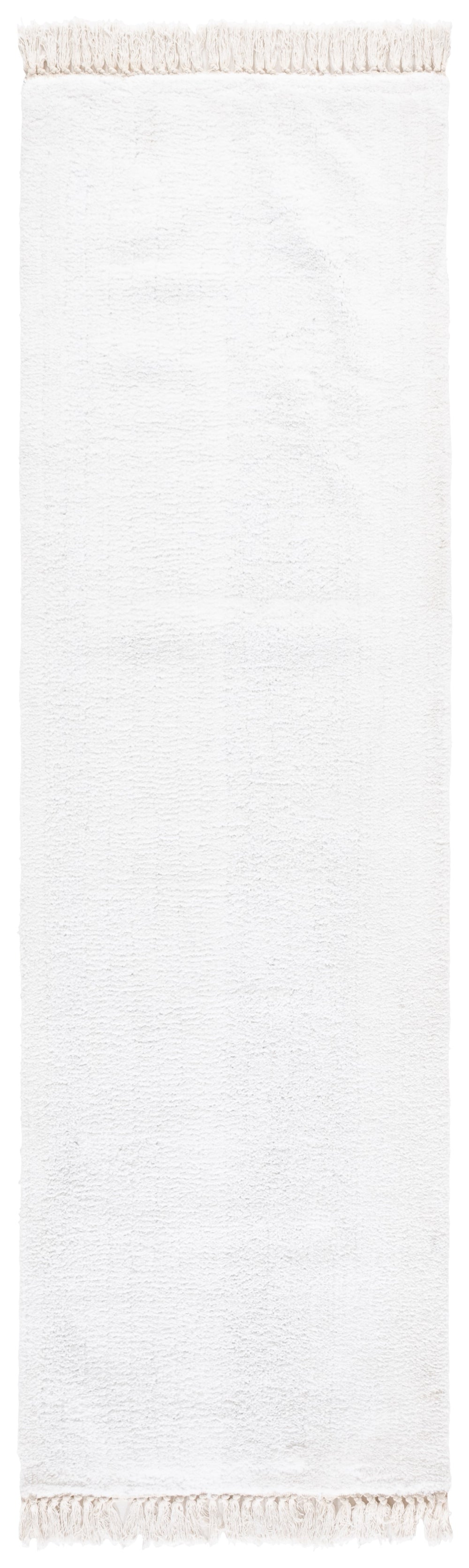 Safavieh Vermont Ivory Runner 2'3" X 8' — Table-Tufted Scandinavian Hallway Rug, Fringe, Soft Low Pile Durable VRM576A-28