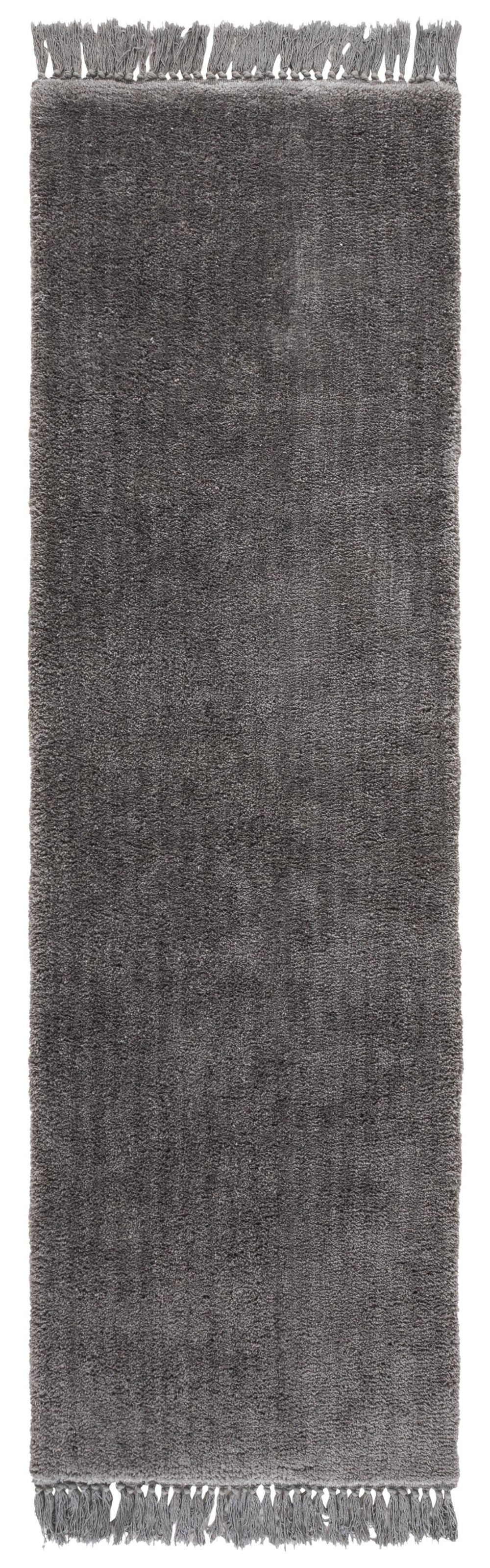 Safavieh Vermont Table-Tufted Grey Runner 2'3"X8' — Low-Profile Cotton-Poly Blend, Durable Scandinavian Minimalist Design VRM576G-28