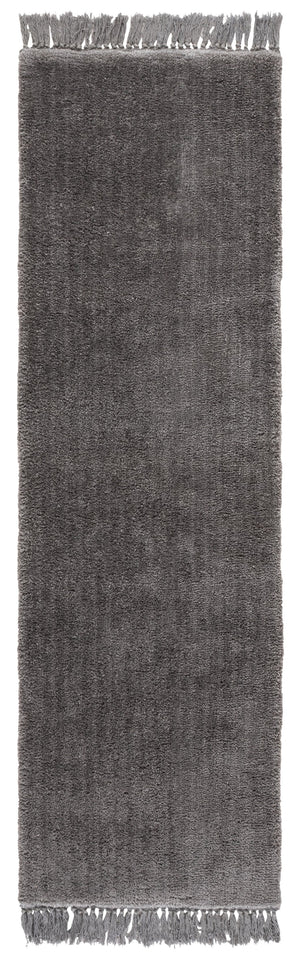 Safavieh Vermont Table-Tufted Grey Runner 2'3"X8' — Low-Profile Cotton-Poly Blend, Durable Scandinavian Minimalist Design VRM576G-28