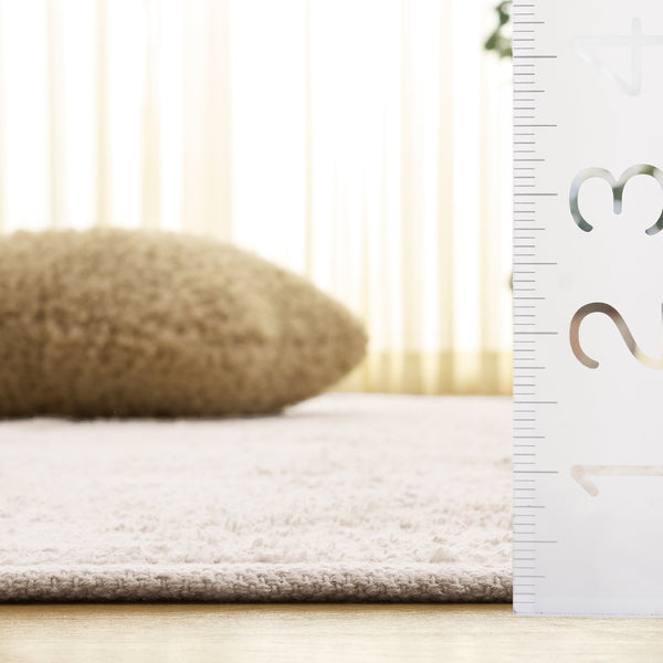 Safavieh Vermont Hand-Loomed Cotton Rug In Ivory And Brown — Low-Profile Geometric Design, Soft Durable Texture 4'-0" x 6'-0" VRM578A-4