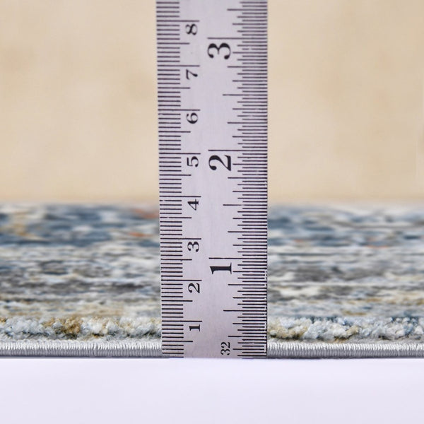 Amer Rugs Vermont Persian Bordered Power-loom Area Rug – Stylish Comfort For Living Rooms And Bedrooms Ivory,Gray Polyester Vrm62708