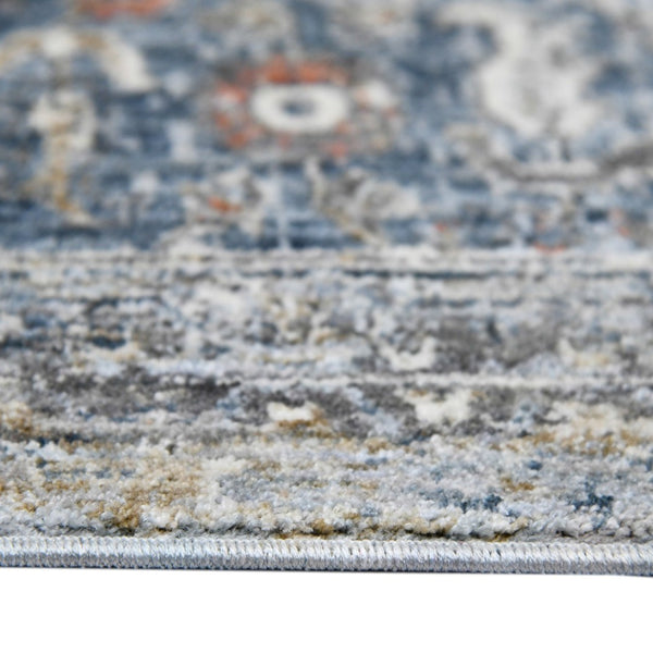 Amer Rugs Vermont Persian Bordered Power-loom Area Rug – Stylish Comfort For Living Rooms And Bedrooms Ivory,Gray Polyester Vrm62708