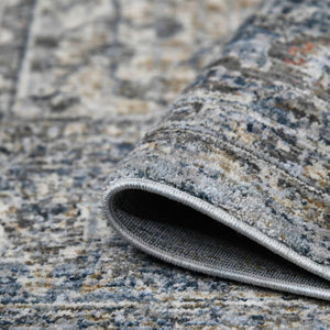 Amer Rugs Vermont Persian Bordered Power-loom Area Rug – Stylish Comfort For Living Rooms And Bedrooms Ivory,Gray Polyester Vrm62708