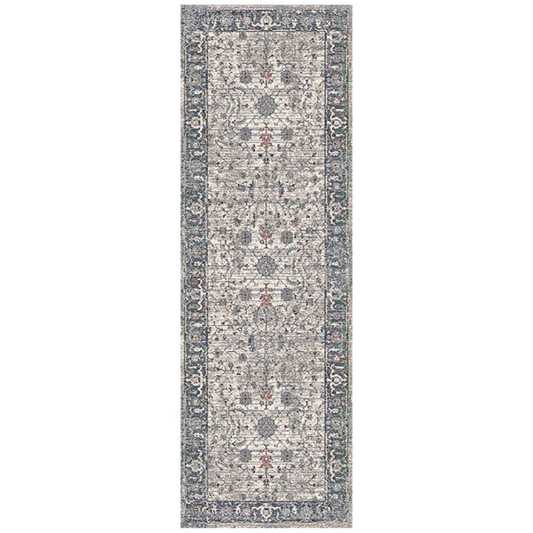 Amer Rugs Vermont Persian Bordered Power-loom Area Rug – Stylish Comfort For Living Rooms And Bedrooms Ivory,Gray Polyester Vrm62708