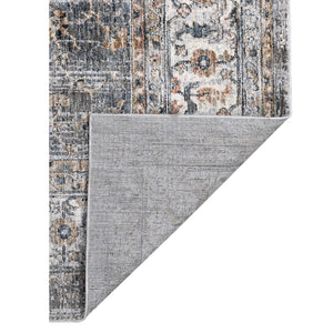 Amer Rugs Vermont Persian Bordered Power-loom Area Rug – Stylish Comfort For Living Rooms And Bedrooms Charcoal Polyester Vrm70203