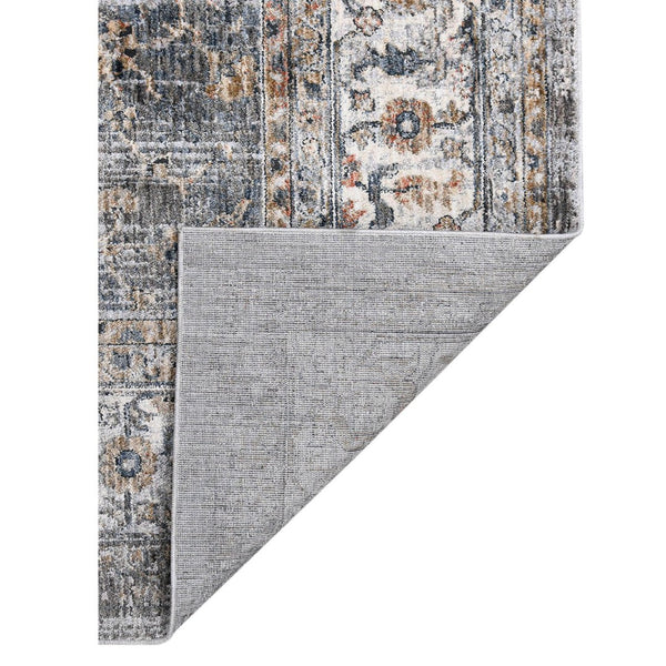 Amer Rugs Vermont Persian Bordered Power-loom Area Rug – Stylish Comfort For Living Rooms And Bedrooms Charcoal Polyester Vrm70203
