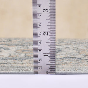 Amer Rugs Vermont Persian Bordered Power-loom Area Rug – Stylish Comfort For Living Rooms And Bedrooms Charcoal Polyester Vrm70203