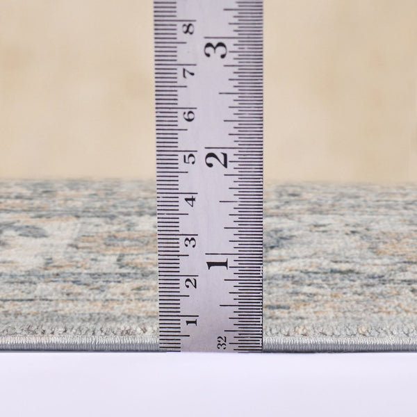 Amer Rugs Vermont Persian Bordered Power-loom Area Rug – Stylish Comfort For Living Rooms And Bedrooms Charcoal Polyester Vrm70203