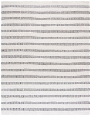 Safavieh Vermont Hand Tufted Wool & Cotton Area Rug - Timeless Geometric Elegance For Modern Spaces Black ,Ivory 80% Wool And 20% Cotton Vrm804z-29