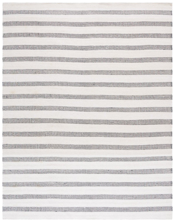 Safavieh Vermont Hand Tufted Wool & Cotton Area Rug - Timeless Geometric Elegance For Modern Spaces Black ,Ivory 80% Wool And 20% Cotton Vrm804z-29