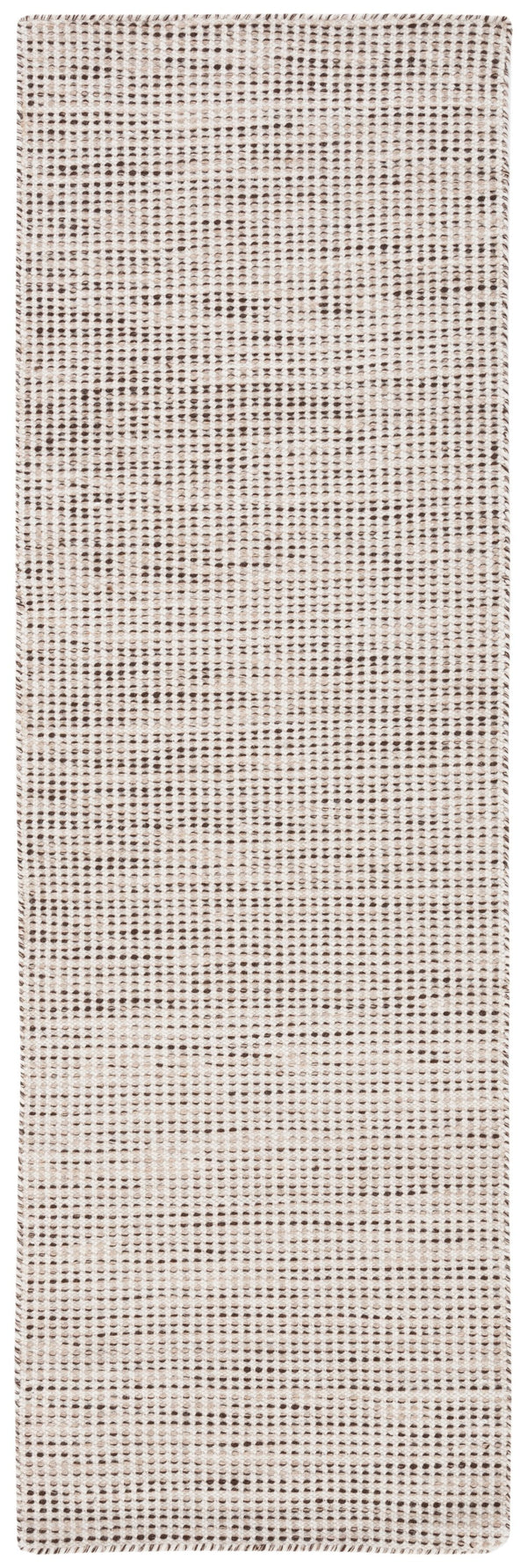 Safavieh Vermont Hand-Tufted Wool-Cotton Square Rug In Warm Brown And Ivory Tones, Low-Profile Plush Pile, Artisanal Quality 7'-0" x 7'-0" VRM805T-7SQ