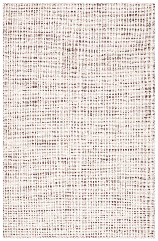 Safavieh Vermont Hand-Tufted Wool-Cotton Square Rug In Warm Brown And Ivory Tones, Low-Profile Plush Pile, Artisanal Quality 7'-0" x 7'-0" VRM805T-7SQ