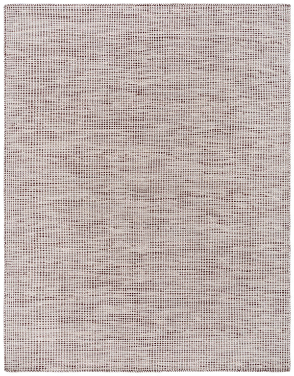 Safavieh Vermont Hand-Tufted Wool-Cotton Square Rug In Warm Brown And Ivory Tones, Low-Profile Plush Pile, Artisanal Quality 7'-0" x 7'-0" VRM805T-7SQ