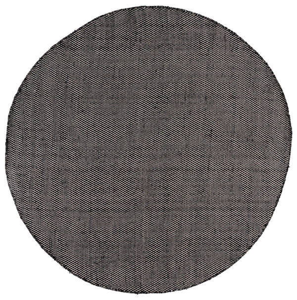 Safavieh Vermont Handwoven Round Area Rug – Exquisite Wool & Cotton Blend For Timeless Elegance & Comfort Black 80% Wool And 20% Cotton Vrm807z-7r