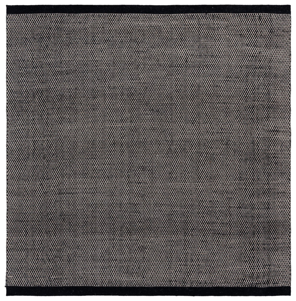 Safavieh Vermont Handwoven Round Area Rug – Exquisite Wool & Cotton Blend For Timeless Elegance & Comfort Black 80% Wool And 20% Cotton Vrm807z-7sq