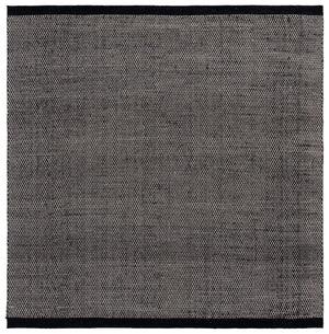 Safavieh Vermont Handwoven Round Area Rug – Exquisite Wool & Cotton Blend For Timeless Elegance & Comfort Black 80% Wool And 20% Cotton Vrm807z-7sq