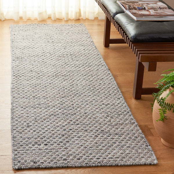 Safavieh Vermont 808b Hand-woven Area Rug - Luxurious 80% Wool & 20% Cotton For Sophisticated Home Decor Grey 80% Wool,20% Cotton Vrm808f-3