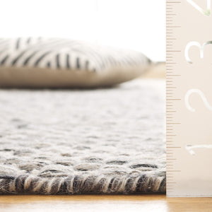 Safavieh Vermont 808b Hand-woven Area Rug - Luxurious 80% Wool & 20% Cotton For Sophisticated Home Decor Grey 80% Wool,20% Cotton Vrm808f-3