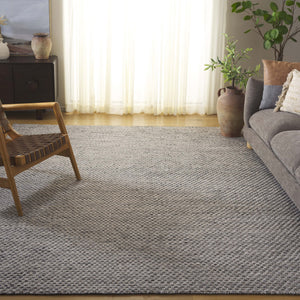 Safavieh Vermont 808b Hand-woven Area Rug - Luxurious 80% Wool & 20% Cotton For Sophisticated Home Decor Grey 80% Wool,20% Cotton Vrm808f-3
