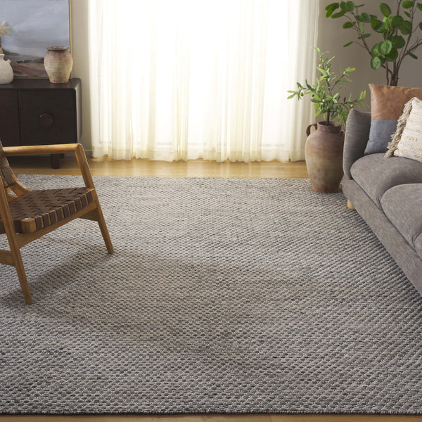 Safavieh Vermont 808b Hand-woven Area Rug - Luxurious 80% Wool & 20% Cotton For Sophisticated Home Decor Grey 80% Wool,20% Cotton Vrm808f-3