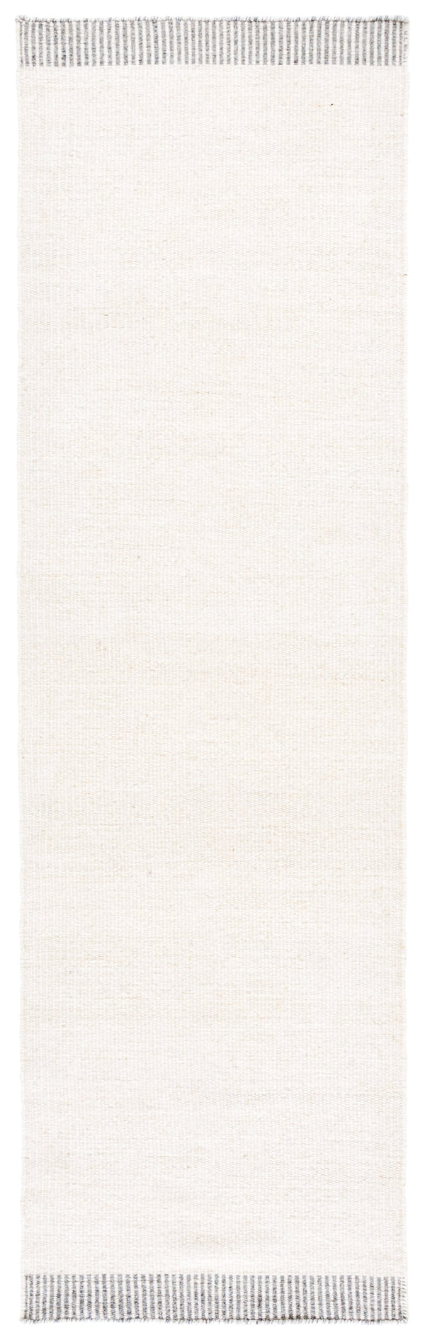 Safavieh Vermont Modern Runner Rug: Hand Woven Elegance In Soft Wool & Cotton For Stylish Home Decor Ivory ,Grey 80% Wool,20% Cotton Vrm809a-28