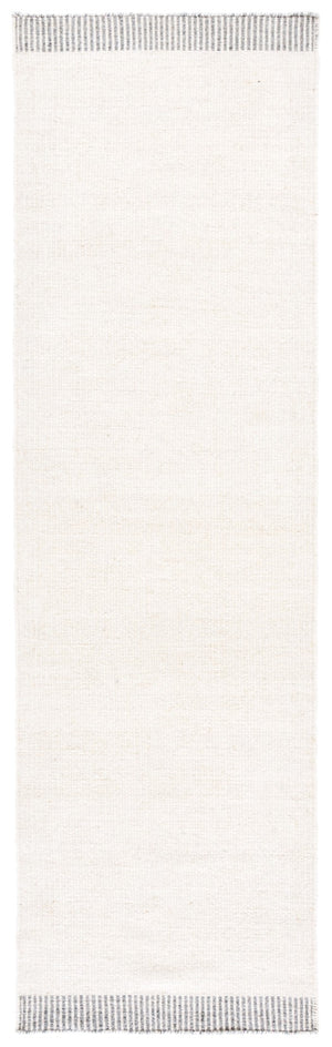 Safavieh Vermont Elegant Hand Woven Area Rug In Subtle Grey And Ivory For Modern Minimalist Spaces Ivory ,Grey 80% Wool,20% Cotton Vrm809a-6