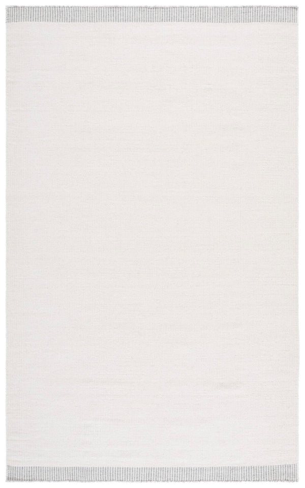 Safavieh Vermont Elegant Hand Woven Area Rug In Subtle Grey And Ivory For Modern Minimalist Spaces Ivory ,Grey 80% Wool,20% Cotton Vrm809a-6