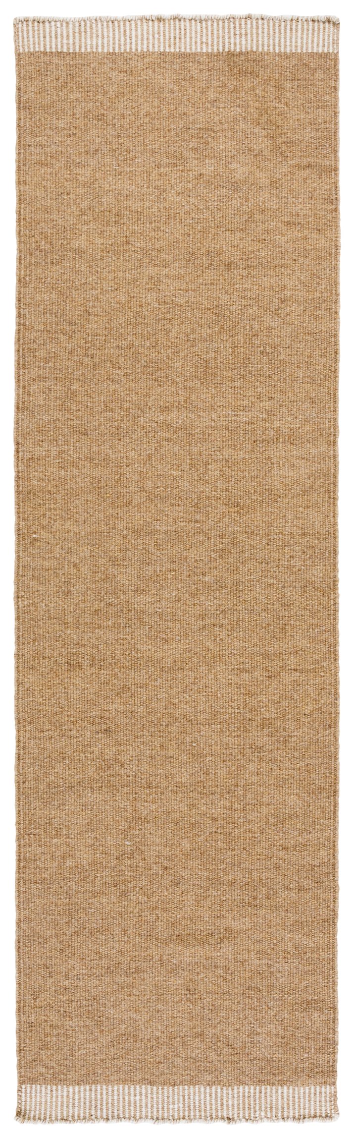 Safavieh Vermont Modern Runner Rug: Hand Woven Elegance In Soft Wool & Cotton For Stylish Home Decor Beige ,Ivory 80% Wool,20% Cotton Vrm809b-28