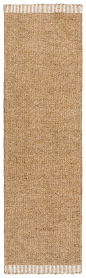 Safavieh Vermont Modern Runner Rug: Hand Woven Elegance In Soft Wool & Cotton For Stylish Home Decor Beige ,Ivory 80% Wool,20% Cotton Vrm809b-28
