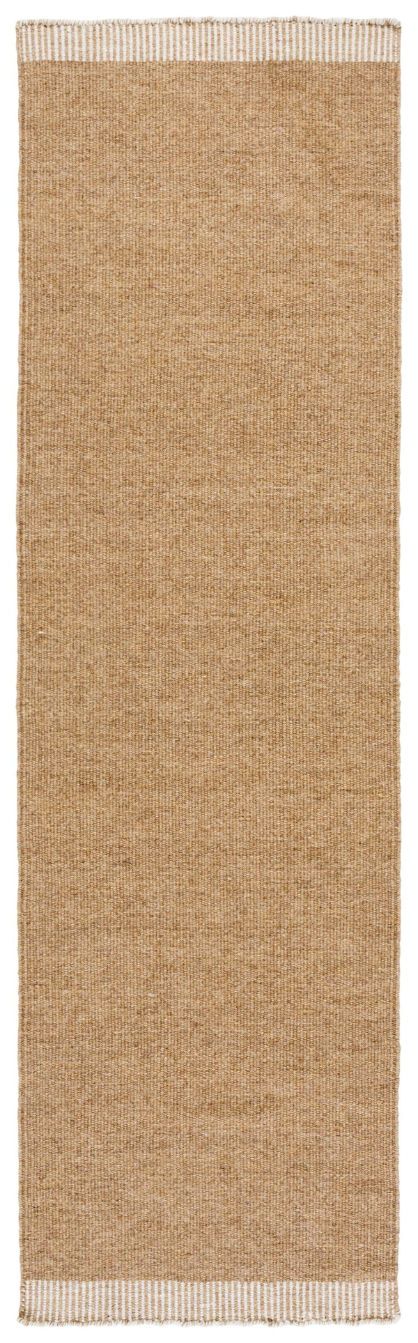 Safavieh Vermont Modern Runner Rug: Hand Woven Elegance In Soft Wool & Cotton For Stylish Home Decor Beige ,Ivory 80% Wool,20% Cotton Vrm809b-28