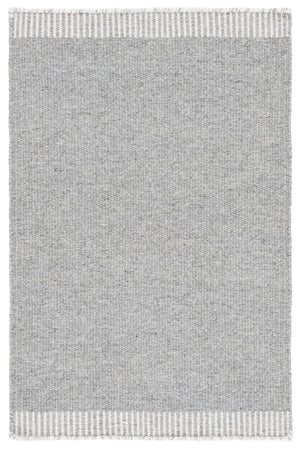 Safavieh Vermont Elegant Hand Woven Area Rug In Subtle Grey And Ivory For Modern Minimalist Spaces Grey ,Ivory 80% Wool,20% Cotton Vrm809f-9