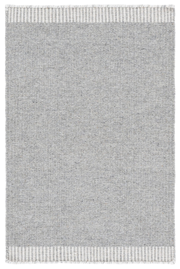 Safavieh Vermont Elegant Hand Woven Area Rug In Subtle Grey And Ivory For Modern Minimalist Spaces Grey ,Ivory 80% Wool,20% Cotton Vrm809f-9
