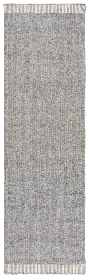 Safavieh Vermont Modern Runner Rug: Hand Woven Elegance In Soft Wool & Cotton For Stylish Home Decor Grey ,Ivory 80% Wool,20% Cotton Vrm809f-28